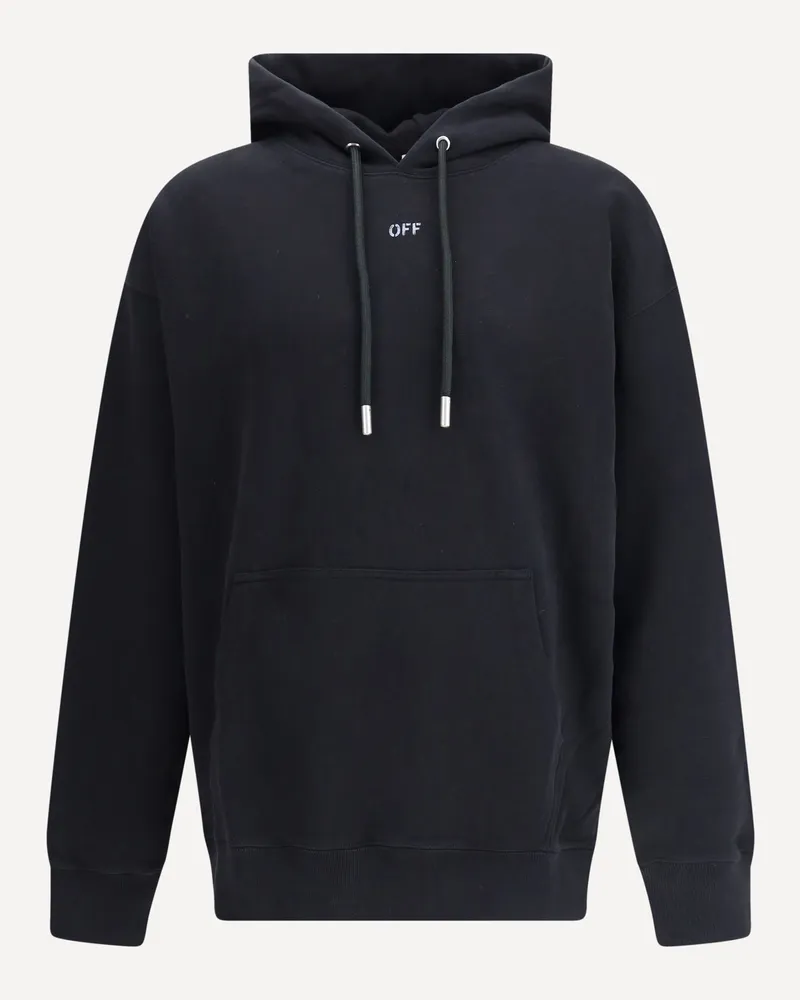 OFF-WHITE Stencil Arrow Skate Hoodie Male Black