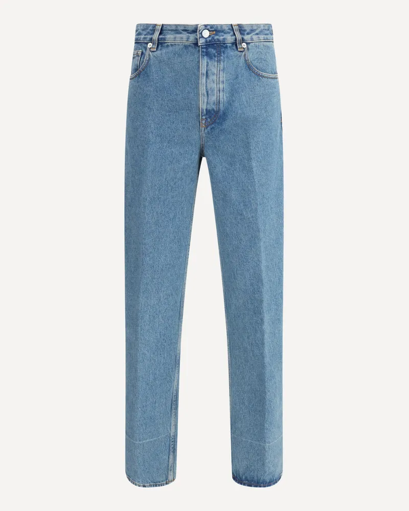 Valentino Garavani Straight Jeans Male Blue