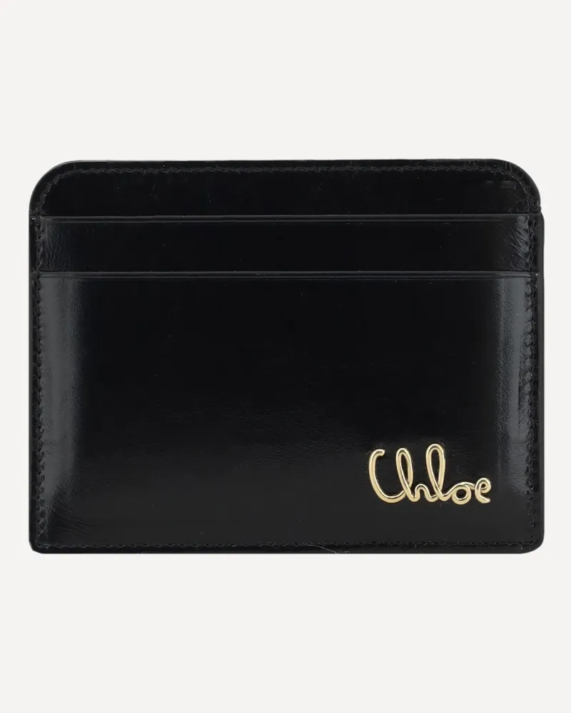 Chloé Logoed Card Horder Female Black