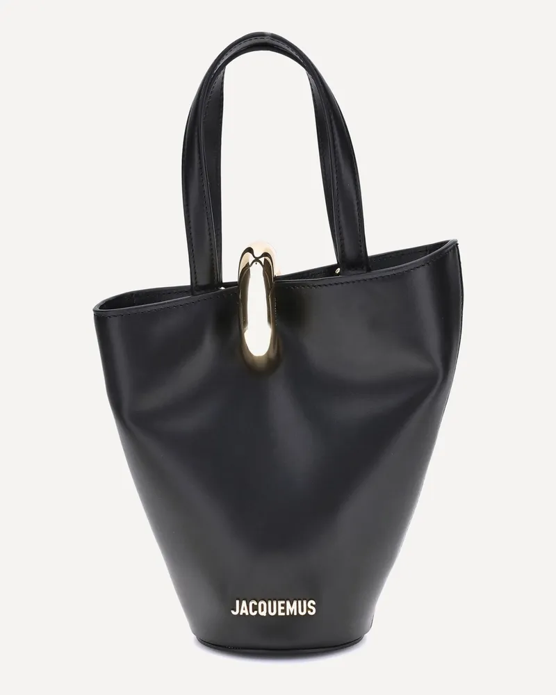 Jacquemus La Bambola small Bucket Bag Female Black