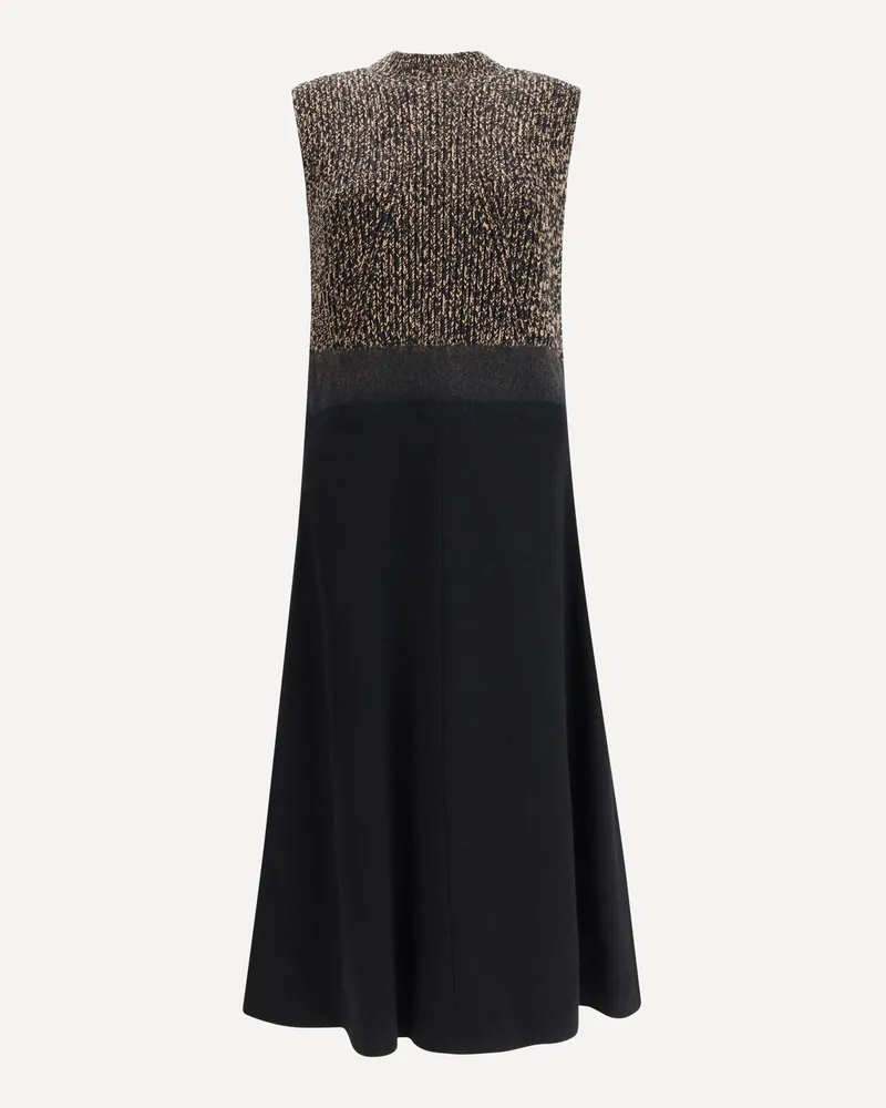 Prada Shetland wool and cashmere Dress Female Black
