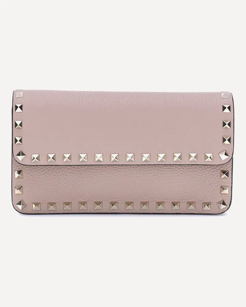 Valentino Garavani Rockstud Pochette with chain Female Pink