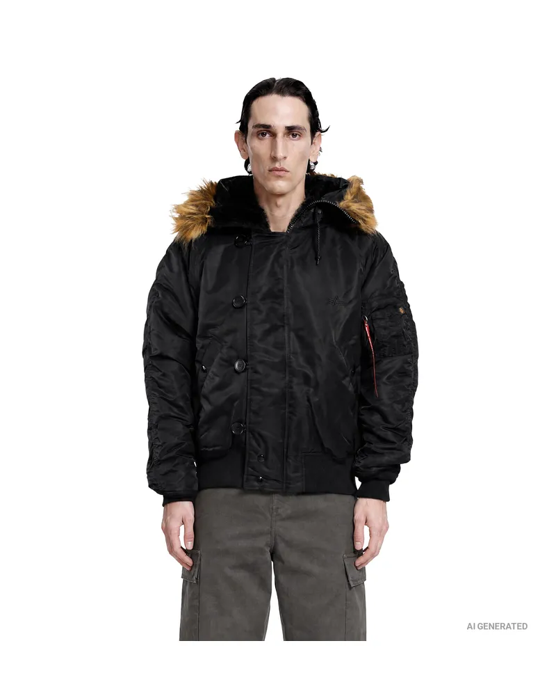 Alpha Industries N-2B Heritage Jacket Black