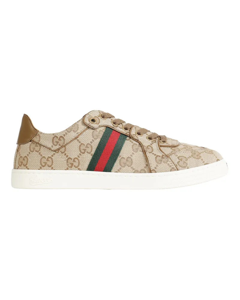 Gucci Canvas Sneakers Beige
