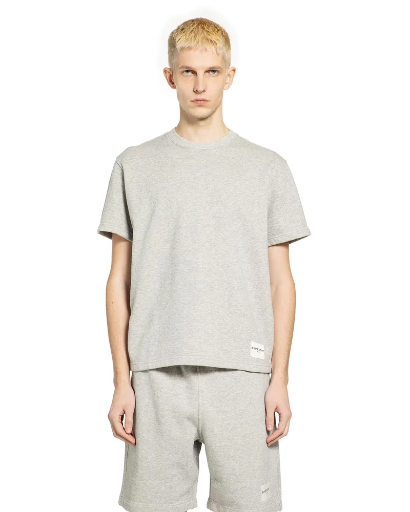 Givenchy Short Sleeve Sweatshirt Grey