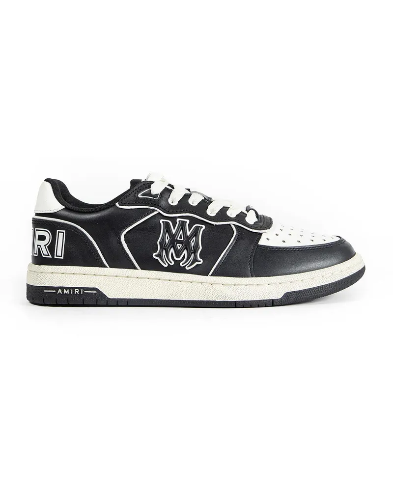 Amiri Newport Leather Sneakers Black