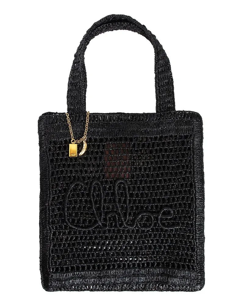 Chloé WOMAN BLACK TOTE BAGS Black