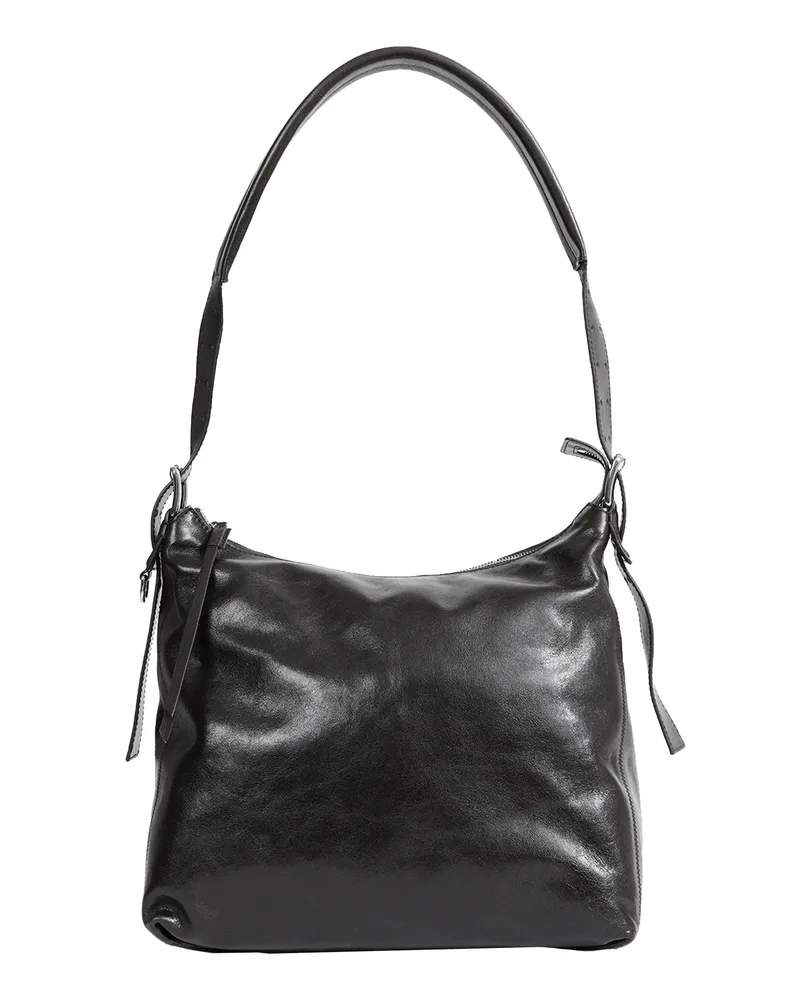Christophe Lemaire Small Belted Hobo Bag Brown