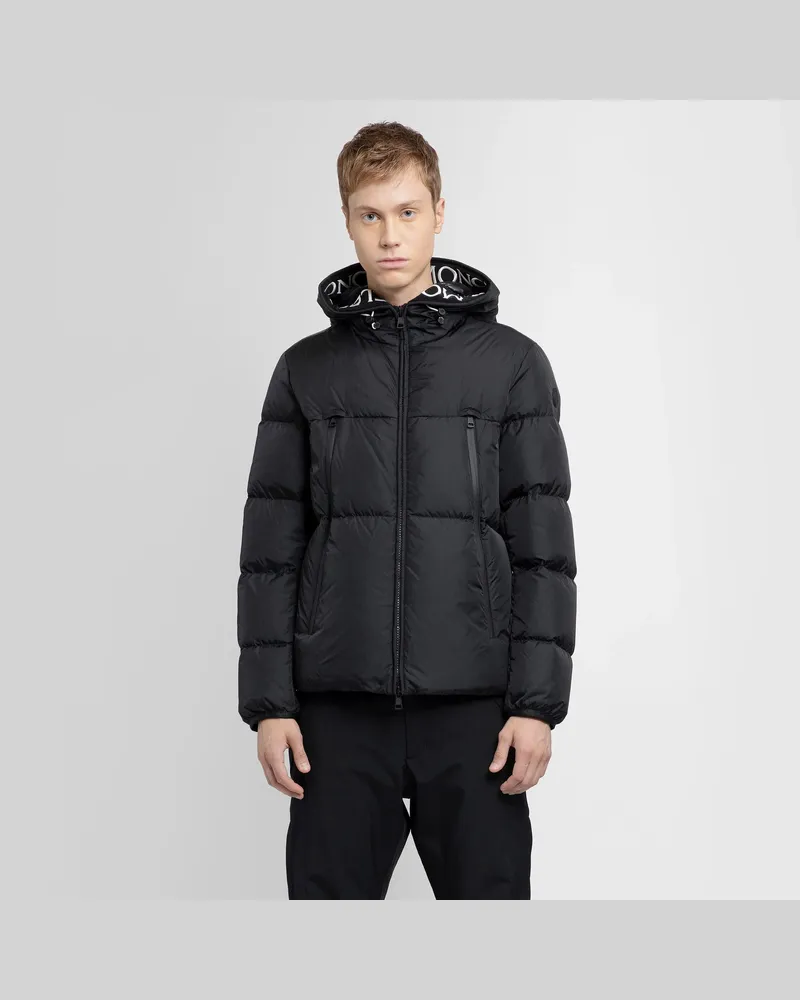 Moncler MAN BLACK JACKETS Black
