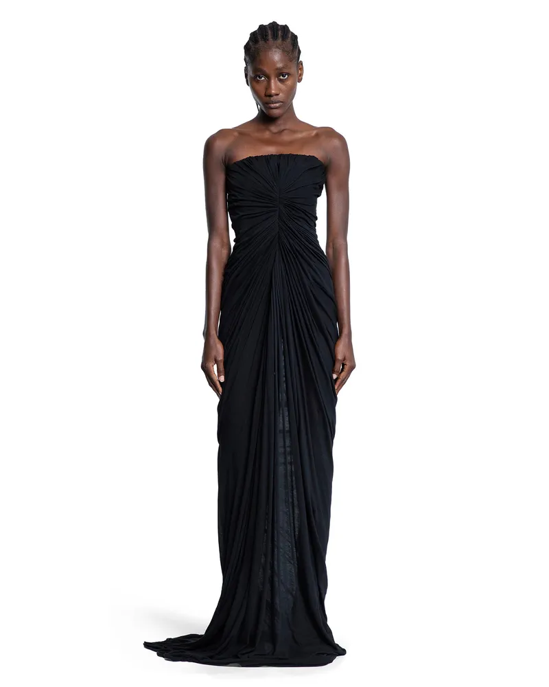 Rick Owens Concordians Radiance Bustier Gown Black