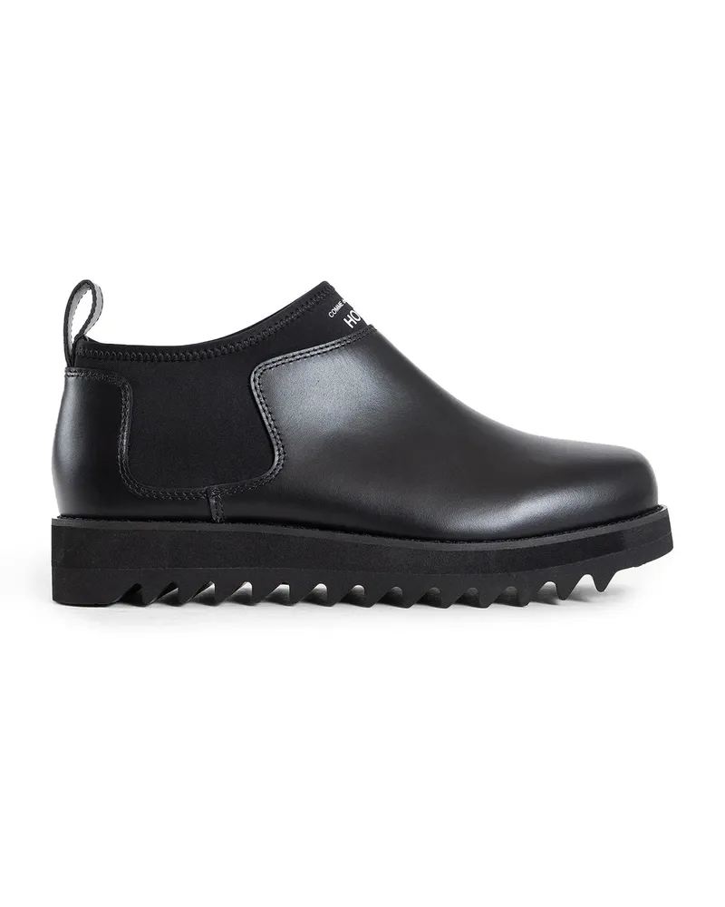 Comme des Garçons Stivaletti Chelsea in pelle corta Black
