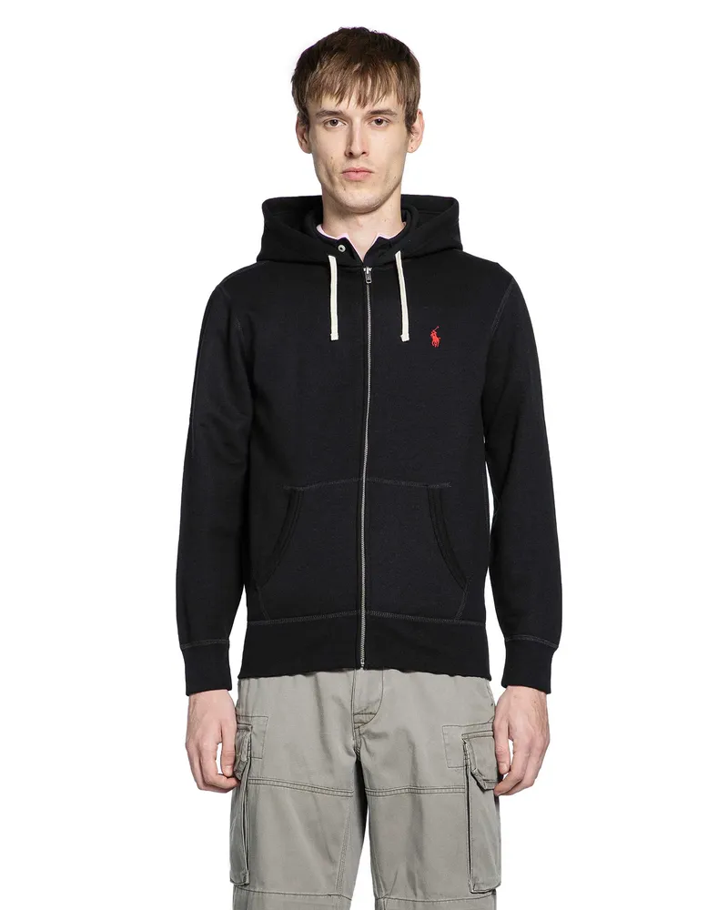 Ralph Lauren The RL Fleece ZIp-Up Hoodie Black