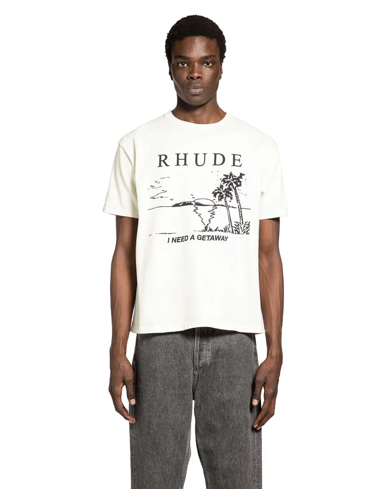RHUDE 3166 I Need a Get Away Tee Off-white