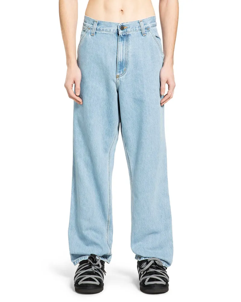Carhartt WIP Single Knee Denim Pants Blue