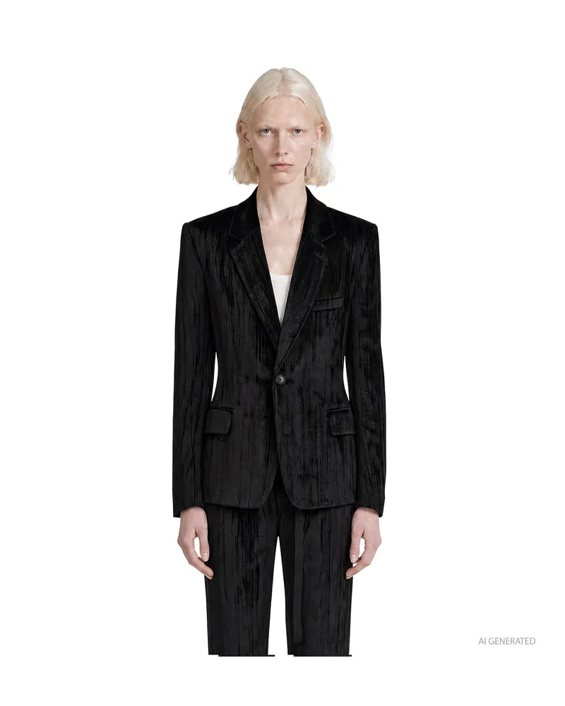Ann Demeulemeester Susa Comfort Tailored Blazer Black