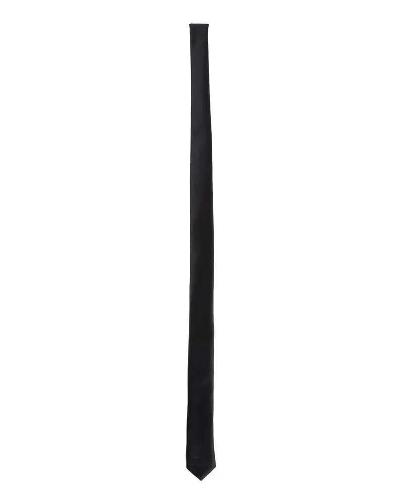 LARDINI Classic Nylon Tie Black
