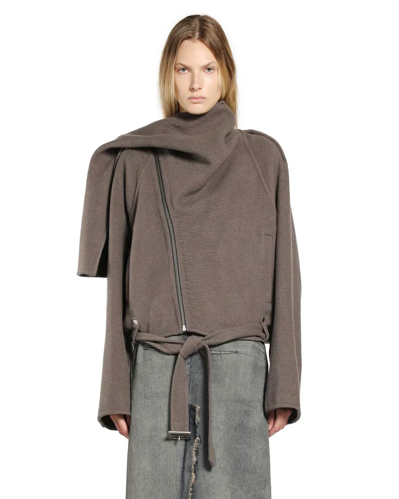 Rick Owens WOMAN BLACK JACKETS Black