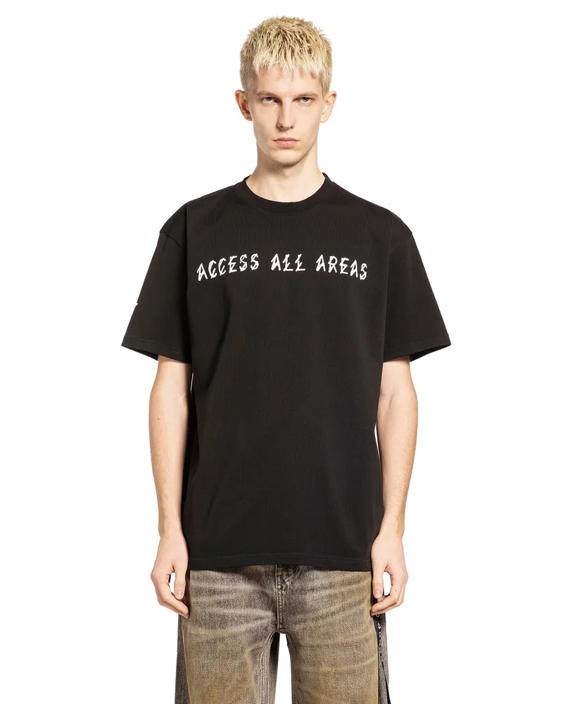 44 LABEL GROUP Gloves T-Shirt Black