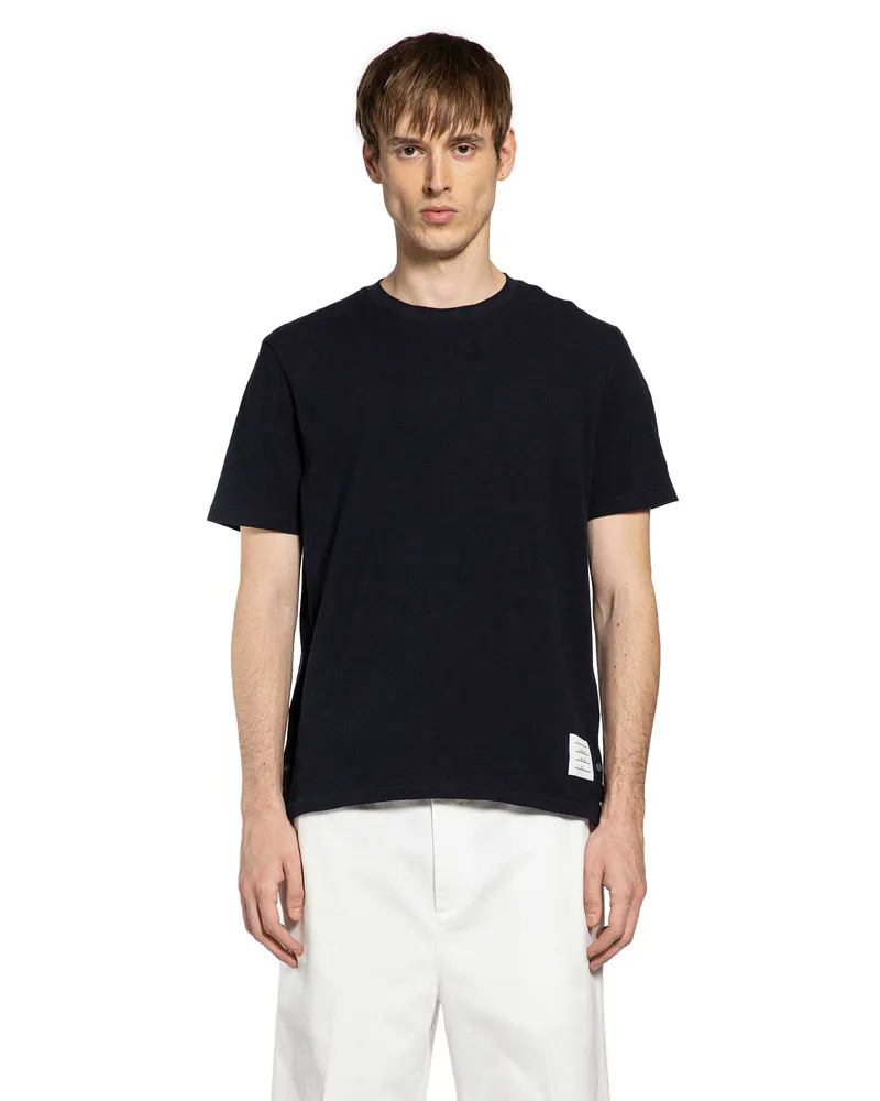 Thom Browne RWB Striped T-shirt Blue