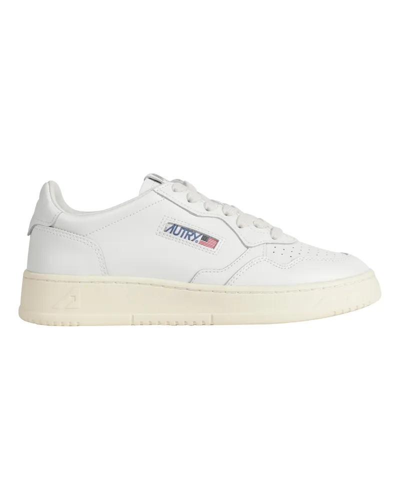 AUTRY Medalist Leather Sneakers White