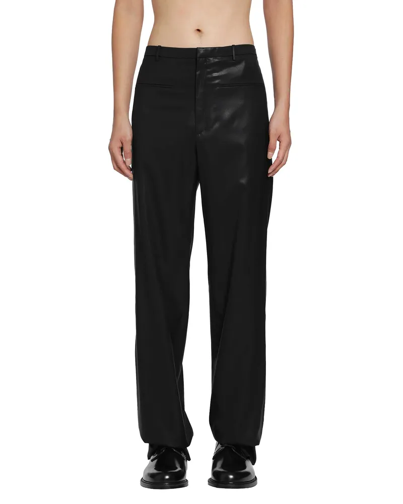 Gucci Chintzed Wool Pants Black