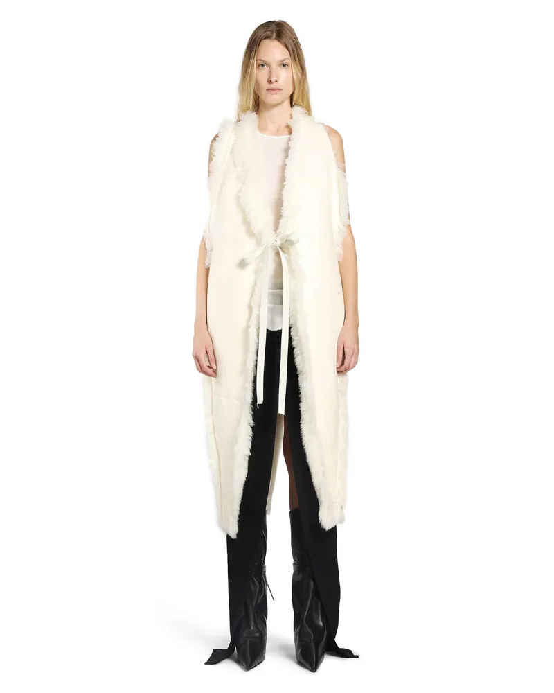Rick Owens WOMAN WHITE COATS White