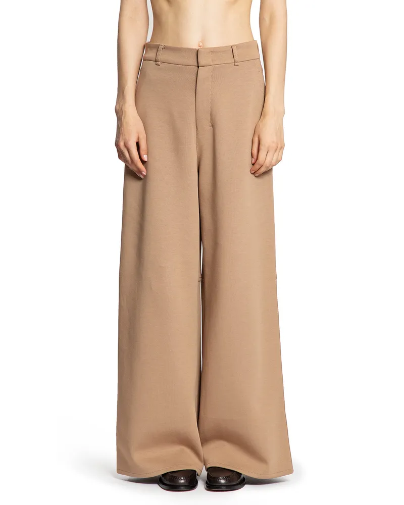 Max Mara Jersey Trousers Beige
