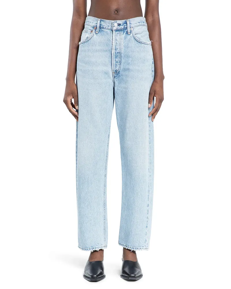 AGOLDE Jeans a vita media a gamba larga anni '90 Blue