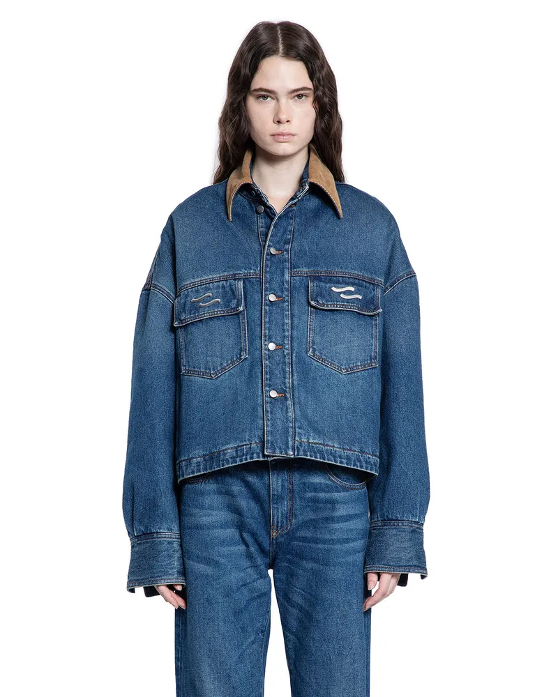 SSHEENA Jiacca Denim Jacket Blue