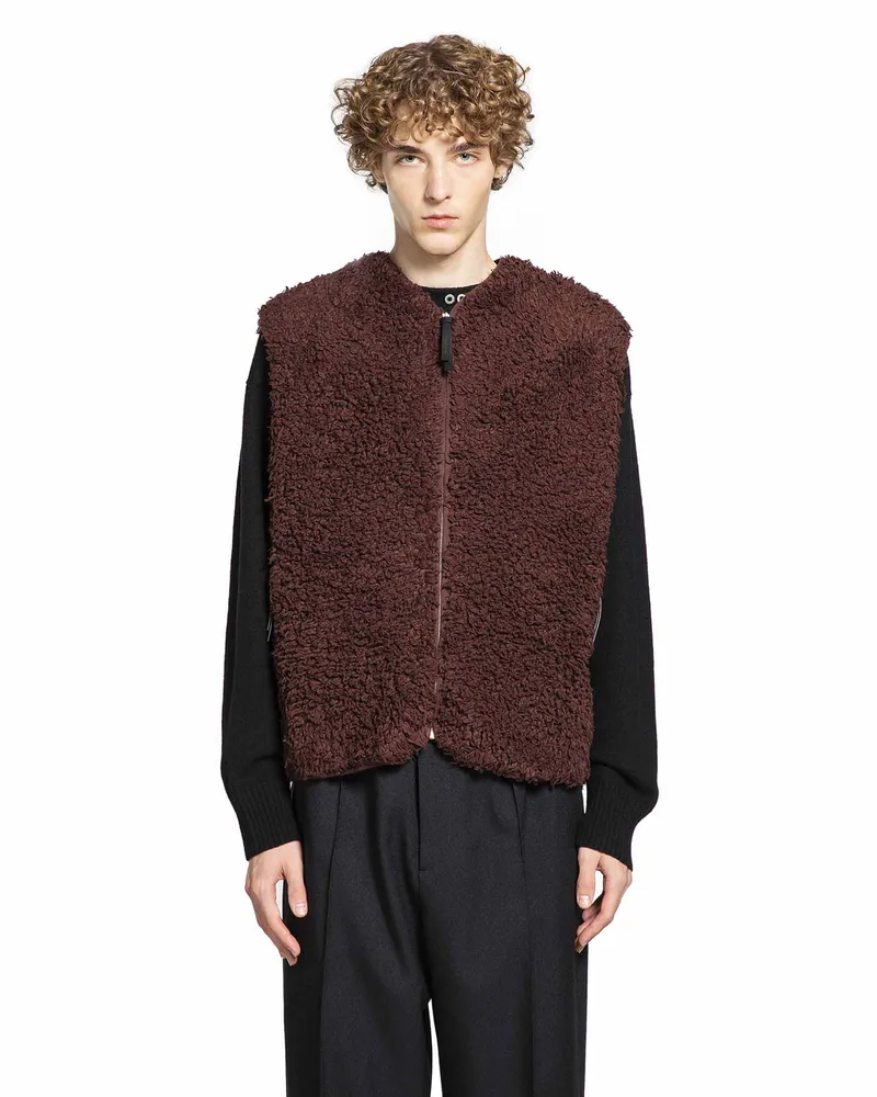 Jil Sander MAN RED VESTS Red