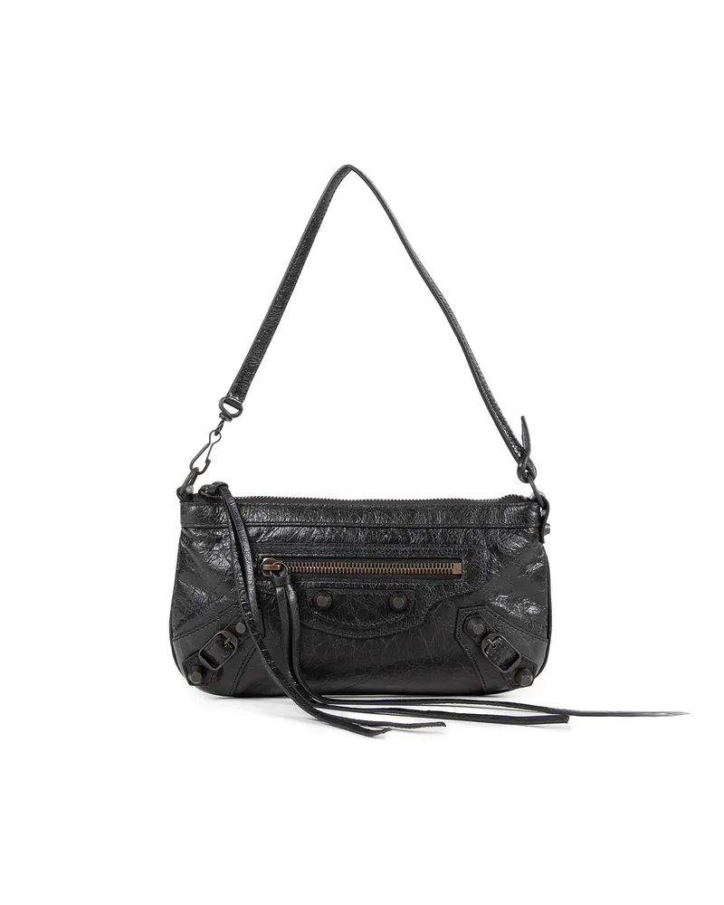 Balenciaga Le City Pouch On Strap Black