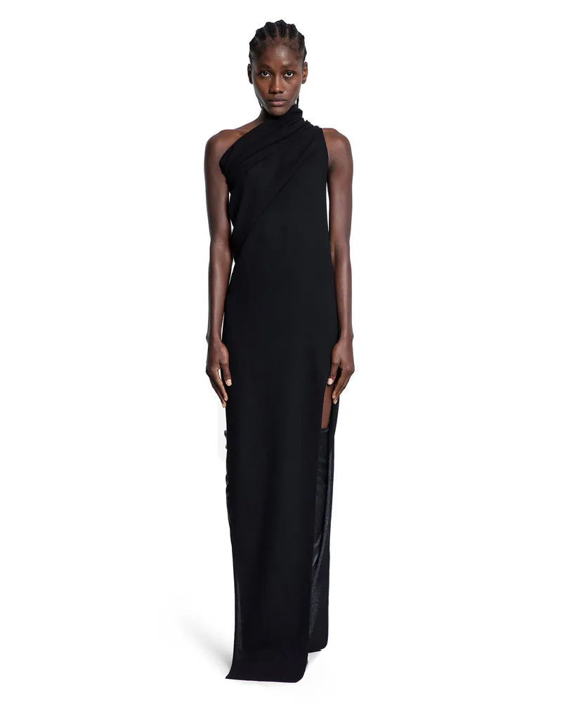 Rick Owens Concordians Athena Arrowhead Gown Black