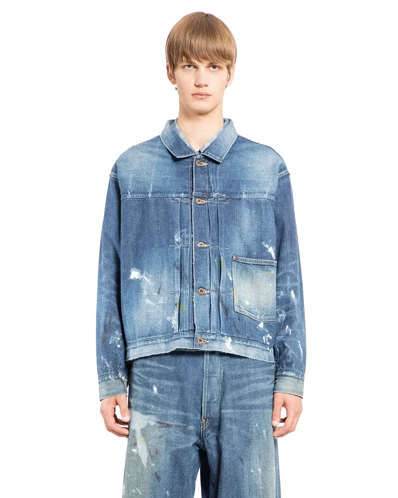 Taiga Takahashi Giacca di jeans - 703 Blue
