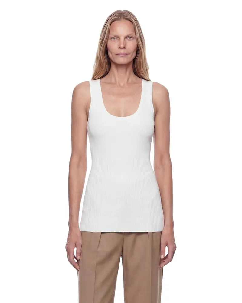 Max Mara MXM Ghiro Tank Top White