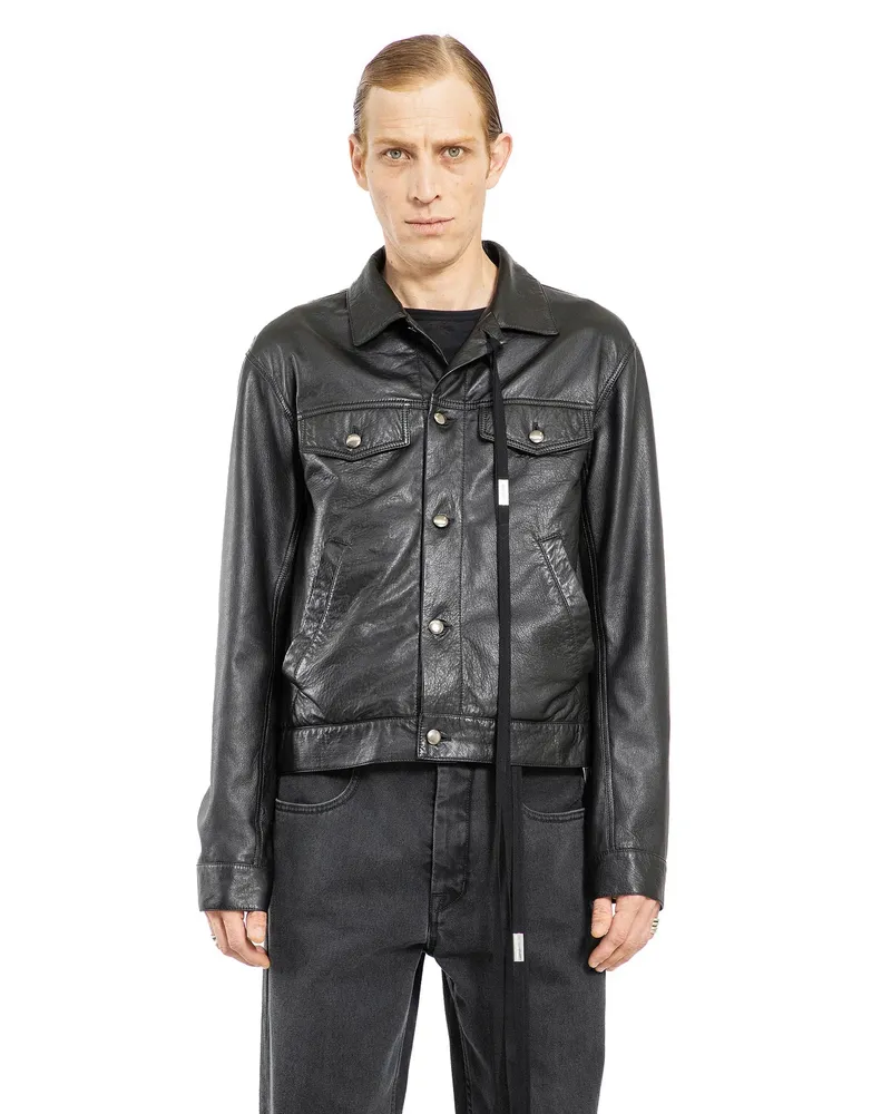 Ann Demeulemeester Raf 5 Pocket Standard Blouson Black