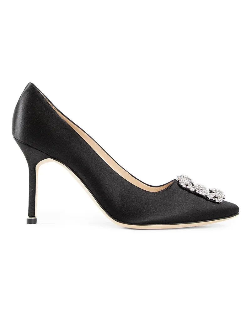 Manolo Blahnik Hangisi 90 Pumps Black