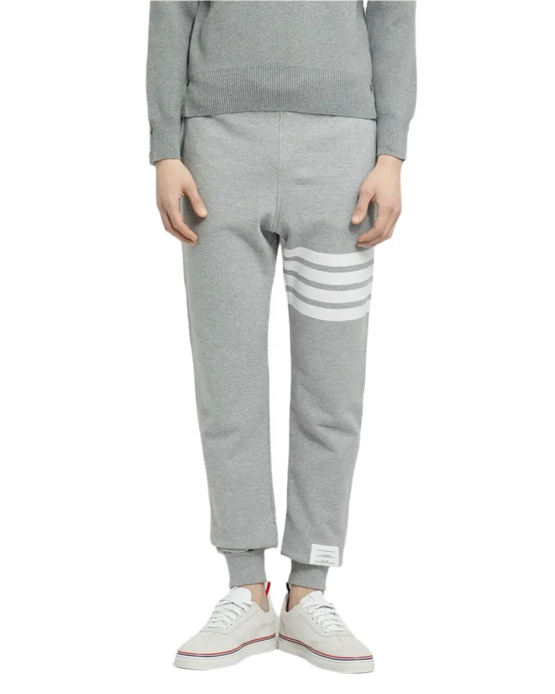 Thom Browne 4-Bar Jersey Sweatpants Grey