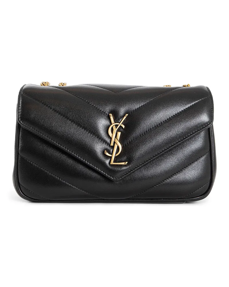 Saint Laurent Loulou Small in Leather Black