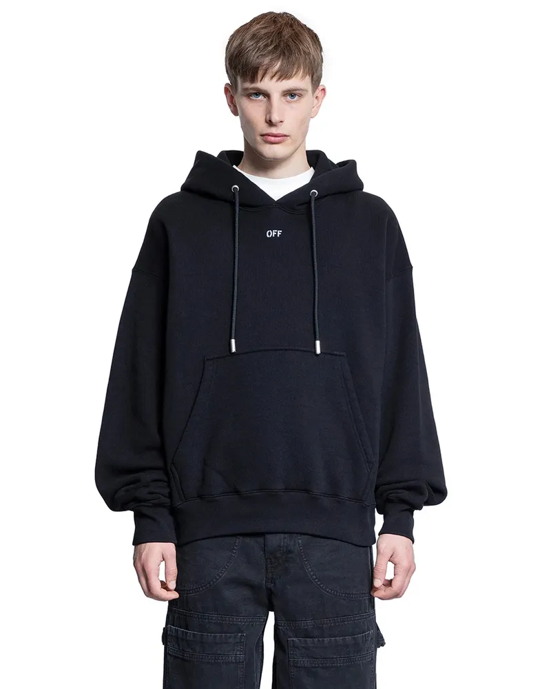OFF-WHITE Skate Off Stamp Hoodie Black