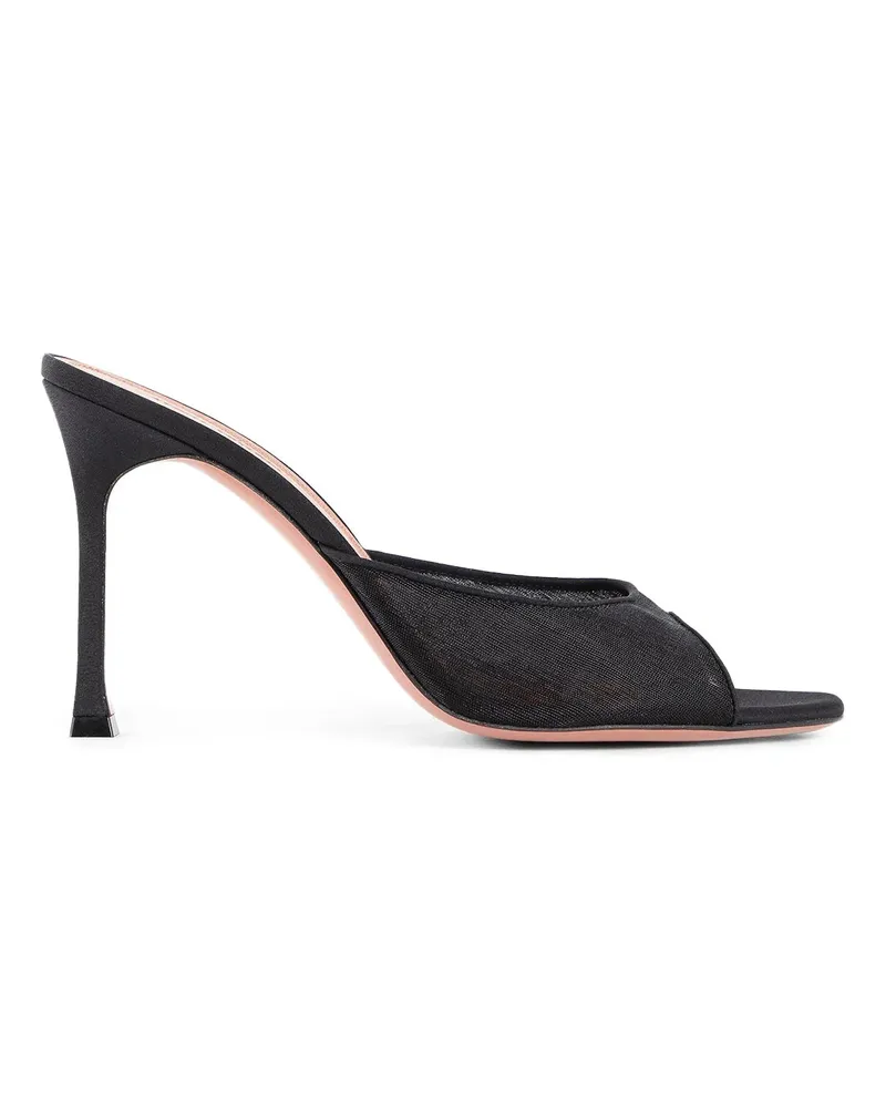 Amina Muaddi WOMAN BLACK MULES Black