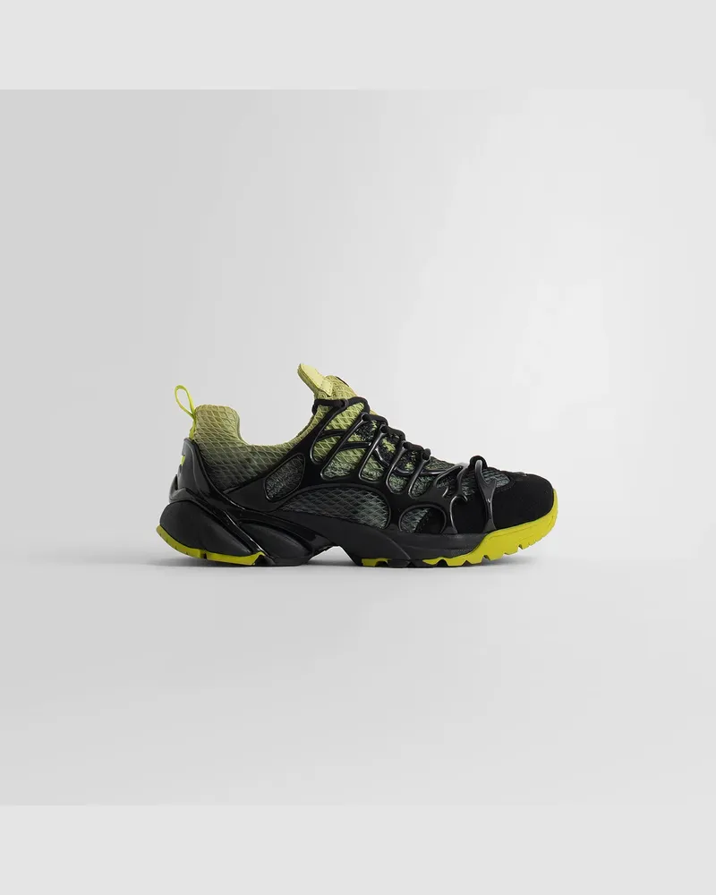 44 LABEL GROUP Tech nylon low sneakers Black