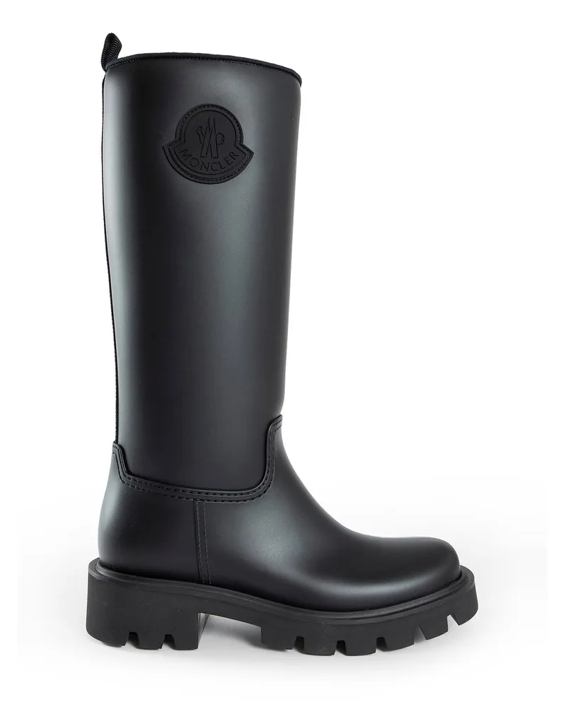 Moncler Kickstream High Rain Boots Black