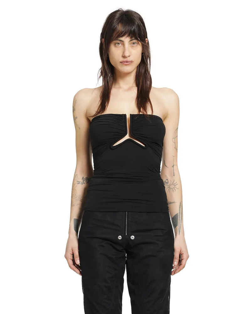 Rick Owens Temple Alannah Prong Bustier Black