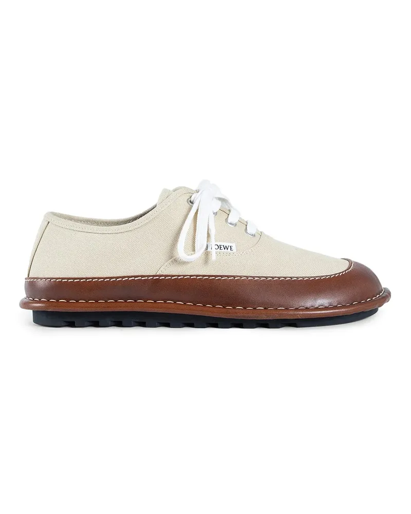 Loewe Bay lace-up shoes Beige