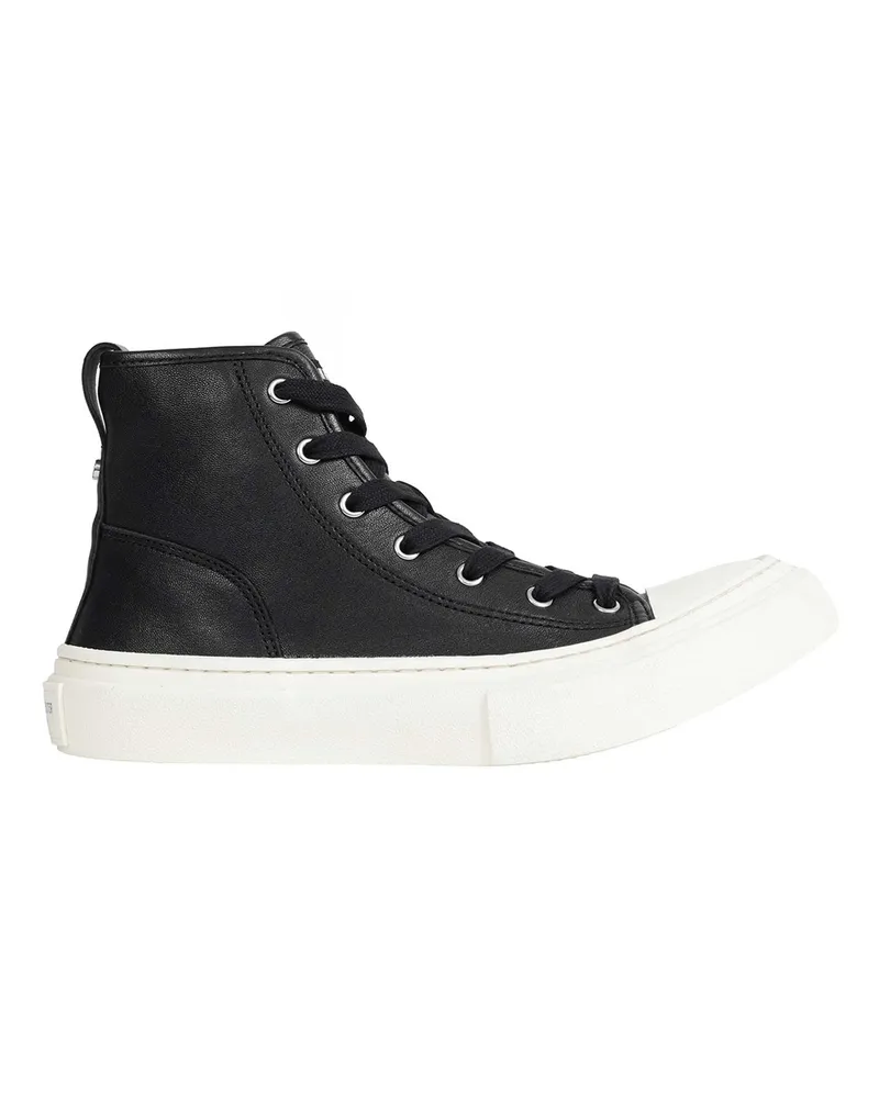 Ann Demeulemeester Ycke Vulcanized Mid-Top Sneakers Black