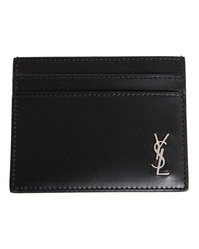Saint Laurent Tiny Monogram Card Case Black