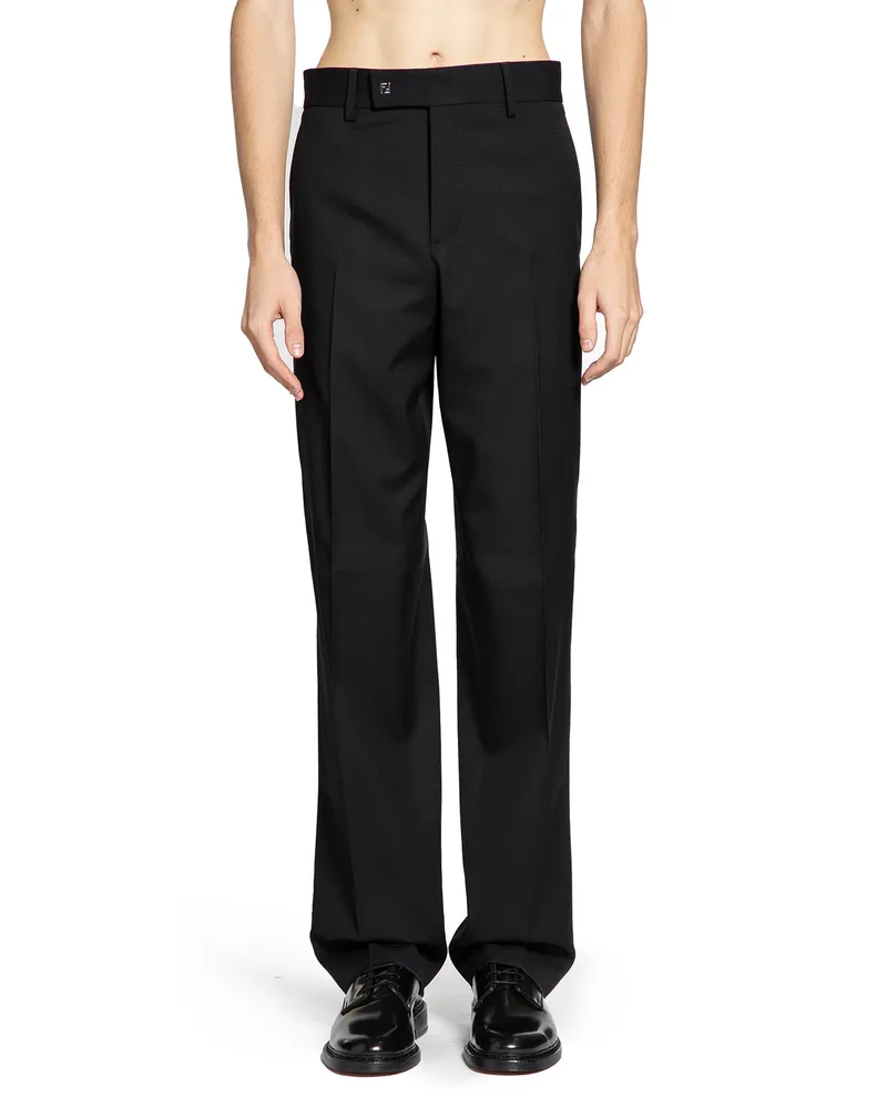 Fendi MAN BLACK TROUSERS Black