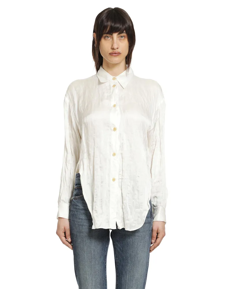 KHAITE Goya Top Off-white