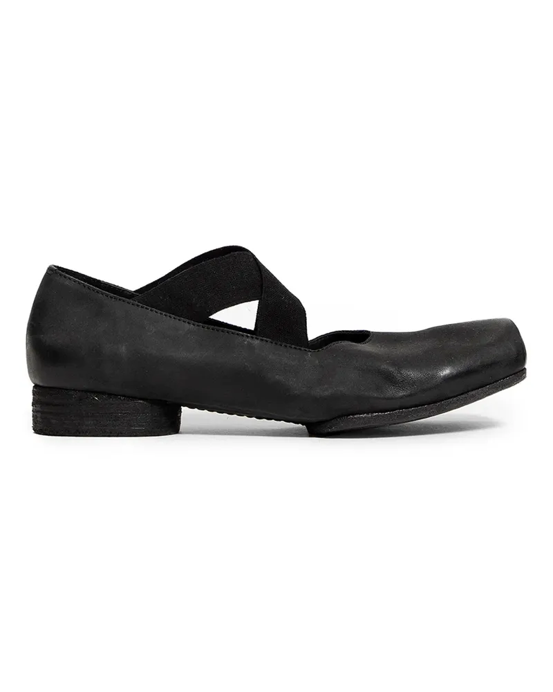 Uma Wang Calfskin Ballerinas Black