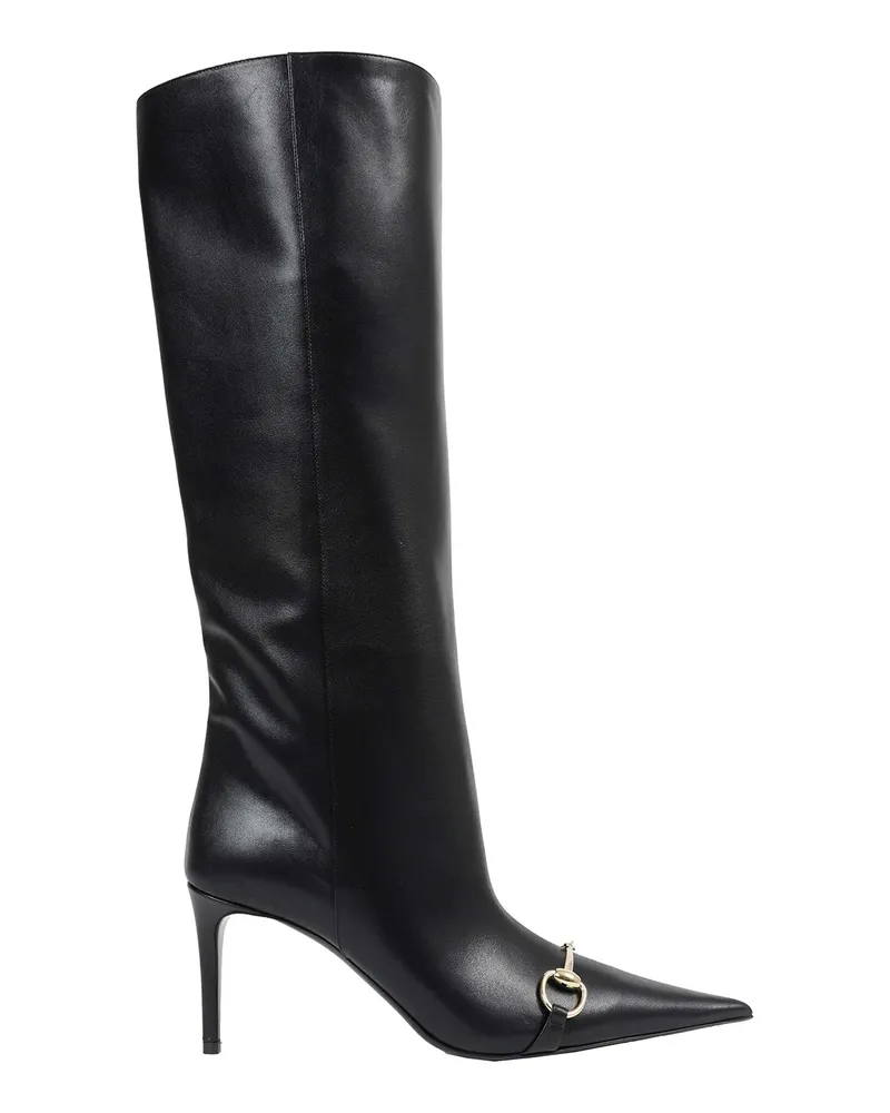 Gucci Donna Leather Boots Black